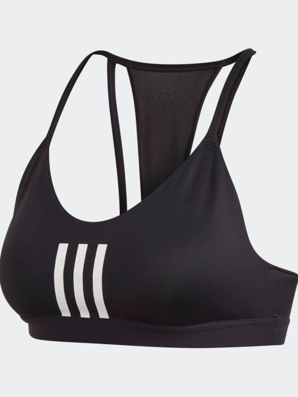 Adidas All Me 3-Stripes Mesh Bra | Black | XS